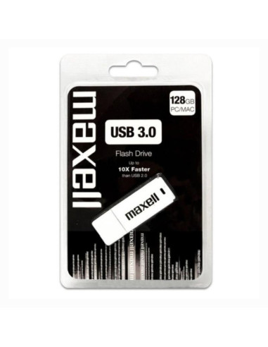 Флаш памет MAXELL, 128GB, USB3.0, Бял