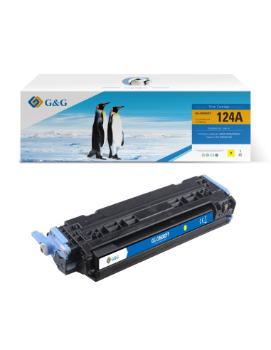 КАСЕТА ЗА HP COLOR LASER JET 2600/1600/2605N/CANON LBP 5000/5100 - /124A/ - Q6002A - Yellow - P№ NT-C6002FY/707FY/NT-CH6002FY