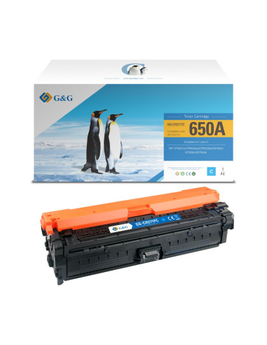 КАСЕТА ЗА HP LASER JET CP 5520/5525 - /650A/ - CE271A - Cyan - P№ NT-CH271FC - G-G