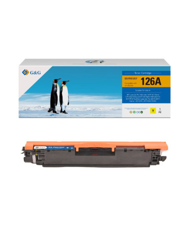 КАСЕТА ЗА HP COLOR LASER JET CP 1025/1025NW/HP - Yellow - /126A/ - CRG-729Y - CE312A  - P№ NT-CH312FY/NT-CH312Y - G-G