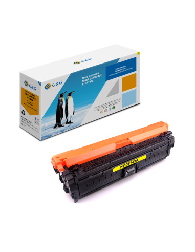 КАСЕТА ЗА HP COLOR LASER JET CP 5225/5225n/5225dn - /307A/ - Yellow - CE742A - P№ NT-CH742FY - G-G