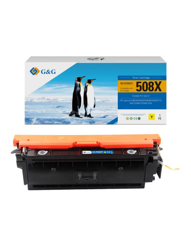 КАСЕТА ЗА HP Color LaserJet Enterprise M553 series - /508X/- CF362X - Yellow - P№ NT-PH362XY - G-G