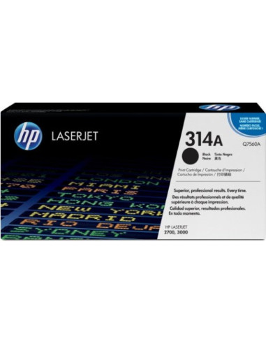 КАСЕТА ЗА HP COLOR LASER JET 3000/2700 - Black -  /314A/ - P№ Q7560A