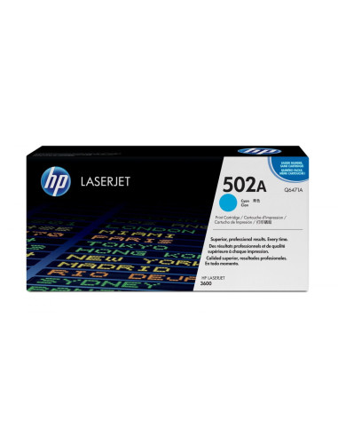 КАСЕТА ЗА HP COLOR LASER JET 3600 - /502A/ - Cyan - /502A/  - P№ Q6471A