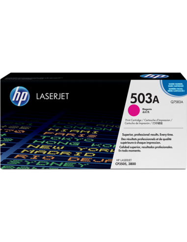 КАСЕТА ЗА HP COLOR LASER JET 3800  - Magenta - /503A/  - P№ Q7583A