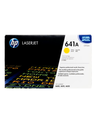 КАСЕТА ЗА HP COLOR LASER JET SMART PRINT 4600 - Yellow -  /641A/  - P№ C9722A