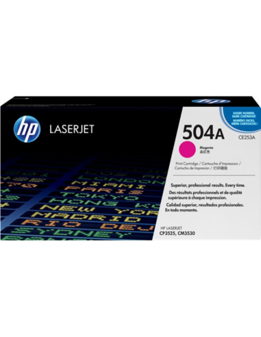 КАСЕТА ЗА HP LASER JET CM 3530/CP 3525 - Magenta - /504A/ - P№ CE253A