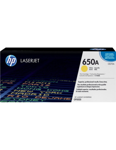 КАСЕТА ЗА HP LASER JET CP 5520/5525 - Yellow -  /650A/ - P№ CE272A