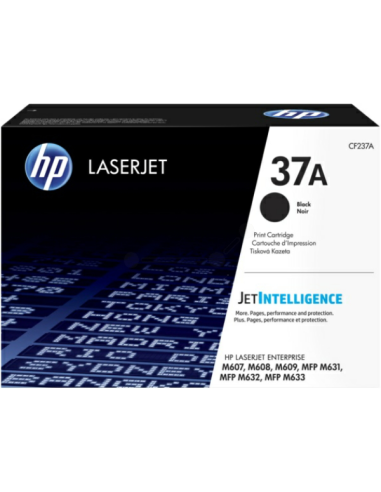 КАСЕТА ЗА HP LaserJet Enterprise M607/M608/M609/MFP M631/M632/M633 - Black - /37A/ - P№ CF237A