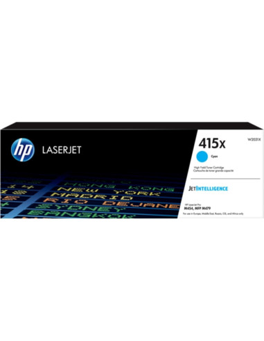 КАСЕТА ЗА HP LASER JET PRO M454/MFP M479 - Cyan - /415X/ - P№ W2031X