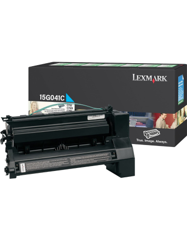 КАСЕТА ЗА LEXMARK C 752 - Cyan - Return program cartridge - OUTLET - P№ 15G041C