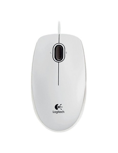 Logitech B100 Optical Mouse for Business White