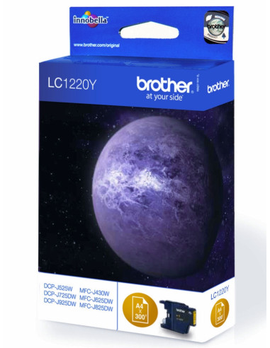 Brother LC-1220Y Ink Cartridge for DCP-J525W/DCP-J725DW/DCP-J925DW/MFC-J430W