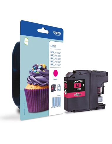 Brother LC-123 Magenta Ink Cartridge for MFC-J4510DW