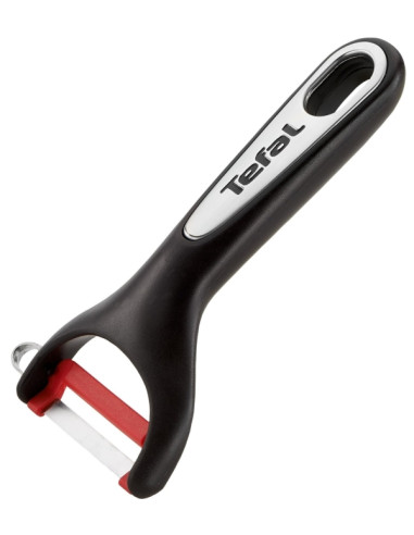 Tefal K2071814, Ingenio, Peeler "Y", Kitchen tool, Nylon/fiberglass, 25.4x9.4x2.4cm, Up to 230C, Dishwasher safe, black and r