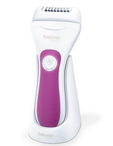 Beurer HL 76 4-in-1 Epilator wet - dry , 42 tweezers, Extra-bright LED light, 2 speed settings, 2x epilator attachments (glid