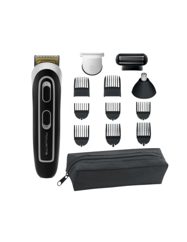 Rowenta TN9140F4, Multistyler Trim - Style Easy, hair + beard + body + ear - nose, cordless, wet - dry, minimum cutting lengt