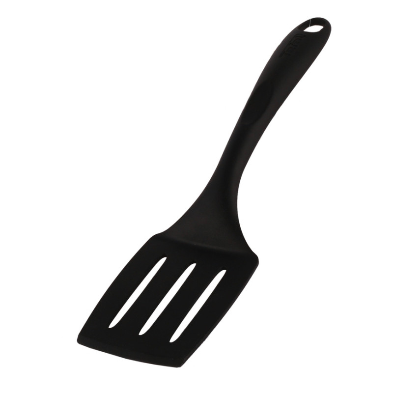 Tefal 2743712, Bienvenue, Slotted spatula, Kitchen tool, With holes, Up to 220C, Dishwasher safe, black