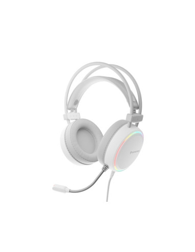 Genesis Headset Neon 613 With Microphone RGB Illumination White