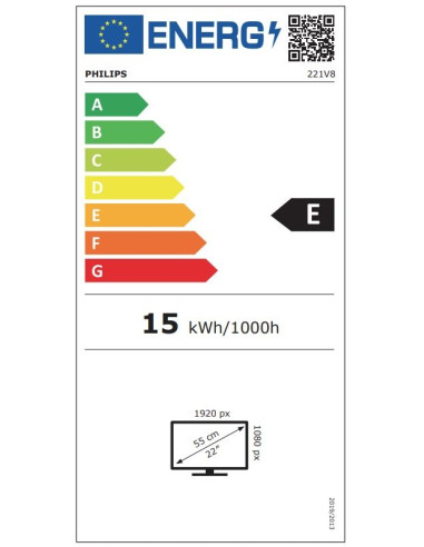 Philips 221V8, 21.5" VA WLED, 1920x1080@75Hz, 4ms GtG, 250cd m/2, 3000:1, Mega Infinity DCR, Adaptive Sync, FlickerFree, Low 