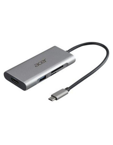 Acer 7in1 Type C dongle: 1 x HDMI, 3 x USB3.2, 1 x SD/TF, 1 x PD