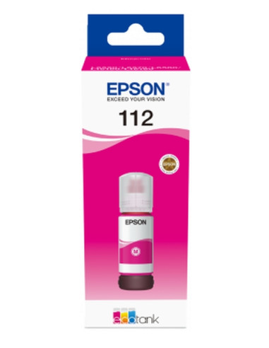 Epson 112 EcoTank Pigment Magenta ink bottle