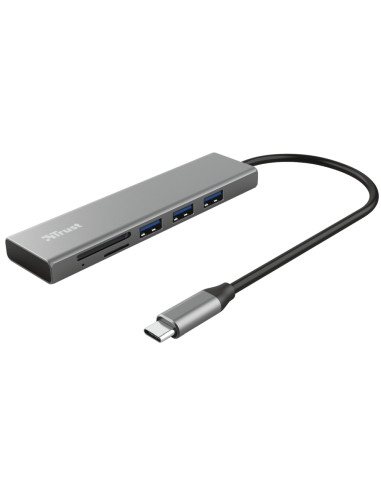 TRUST Halyx Fast USB-C Hub - Card Reader