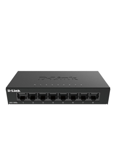 D-Link 8-Port Gigabit Ethernet Metal Housing Unmanaged Switch