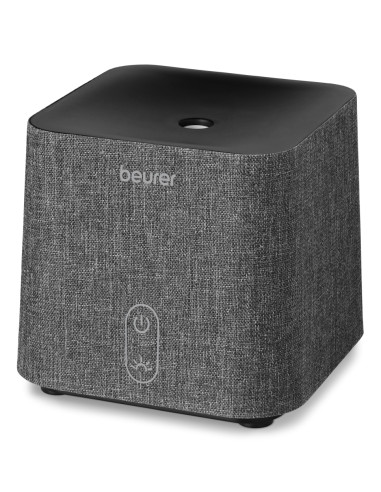 Beurer LA 35 Aroma diffuser, Micro-fine ultrasonic atomisation, Two-level LED light, up to 20 m2, 12W, fabric cover, automati