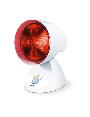 Beurer IL 35 infrared lamp, For colds and muscle tension, 5 angle settings, Pressed glass bulb, 3-level electronic timer