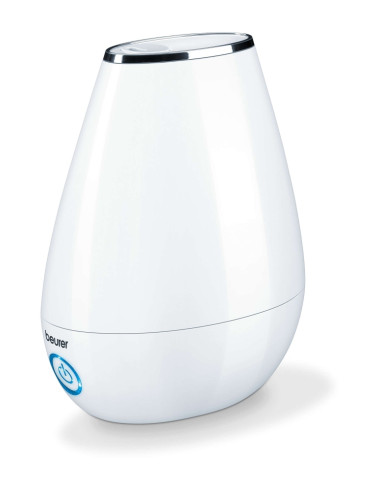 Beurer LB 37 air humidifier white, ultrasound humidification technology, 15 aroma pads, clianing brush, 20 watts, max. 20m2