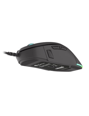 Genesis Gaming Mouse Xenon 770, 10 2000dpi, Illuminated Optical, Black