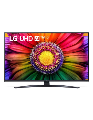 LG 43UR81003LJ, 43" 4K UltraHD TV 4K (3840 x 2160), DVB-T2/C/S2, webOS 23 Smart TV, ThinQ AI, a5 AI Processor 4K Gen6, WiFi, 