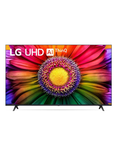 LG 65UR80003LJ, 65" 4K UltraHD TV 4K (3840 x 2160), DVB-T2/C/S2, webOS 23 Smart TV, ThinQ AI, a5 AI Processor 4K Gen6, WiFi, 