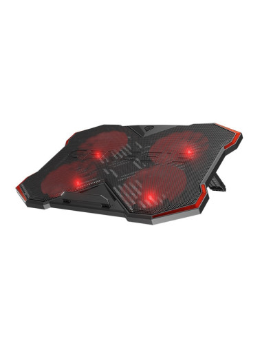 Genesis Laptop Cooling Pad Oxid 260 15.6-17.3 4 Fans, Led Light, 2 Usb