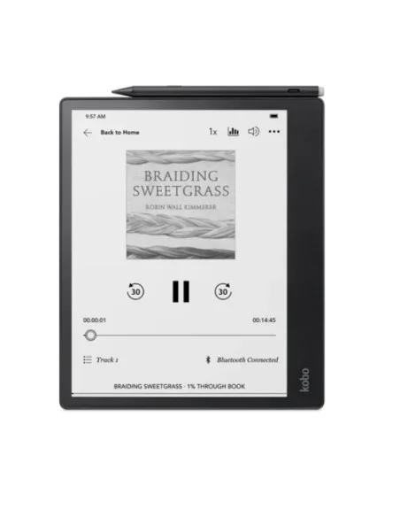 Kobo Elipsa 2E-Book Reader Pack, E Ink Carta 1200 touchscreen, 10.3 inch, 1404 x 1872, 32 GB, CPU 2.0 GHz, USB-C, Includes Ko