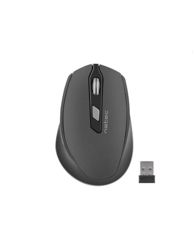 Natec wireless mouse Siskin silent 2400dpi black-gray