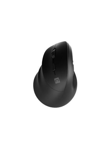 Natec Vertical Mouse Crake 2  BLUETOOTH 5.2 + 2.4GHZ BLACK 2400dpi, Left handed, black