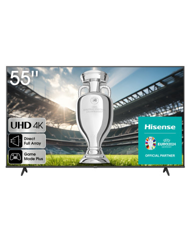 Hisense 55" A6K, 4K Ultra HD 3840x2160, DLED, DFA, Precision Colour, HDR 10+, HLG, Dolby Vision, DTS Virtual X, Smart TV, WiF