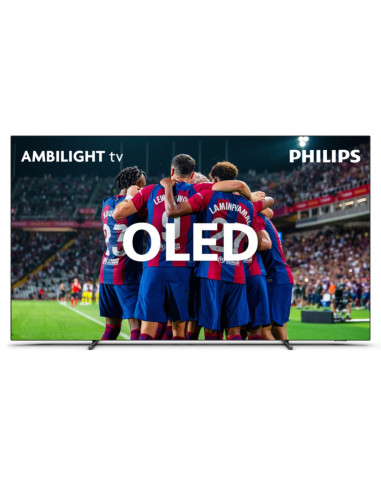 Philips 55OLED718/12, 55" UHD 4K OLED 120Hz Ultra-low lag, 3840x2160, DVB-T/T2/T2-HD/C/S/S2, Ambilight, HDR10+, Google TV, Do