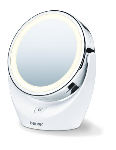 Beurer BS 49 lluminated cosmetic mirror, 12 LEDs, 5 x zoom, 2 mirrors, 11 cm