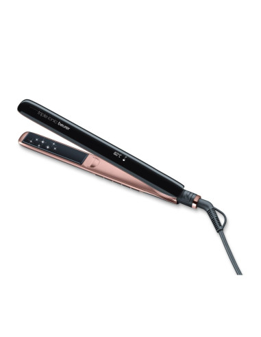 Beurer HS 80 Hair straightener,triple ionic function, Magic LED display-only during operation, titanium coating, 120-200 ,mem