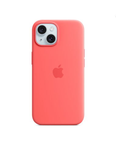 Apple iPhone 15 Silicone Case with MagSafe - Guava