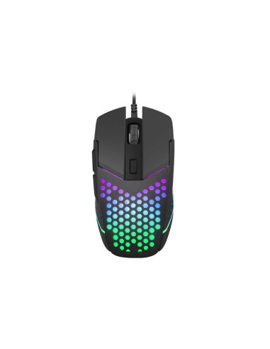 Fury Gaming Mouse Battler 6400 DPI Optical With Software Black