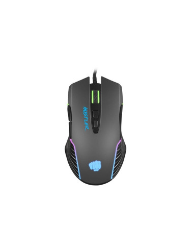 Fury Gaming Mouse Hustler 6400DPI Optical With Software RGB Backlight