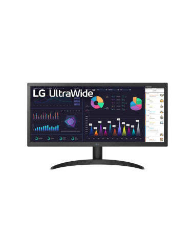 LG 26WQ500-B, 25.7" UltraWide AG, IPS Panel, 1ms MBR, 5ms, CR 1000:1, 250 cd/m2, 21:9, 2560x1080, HDR 10, sRGB over 99- , AMD