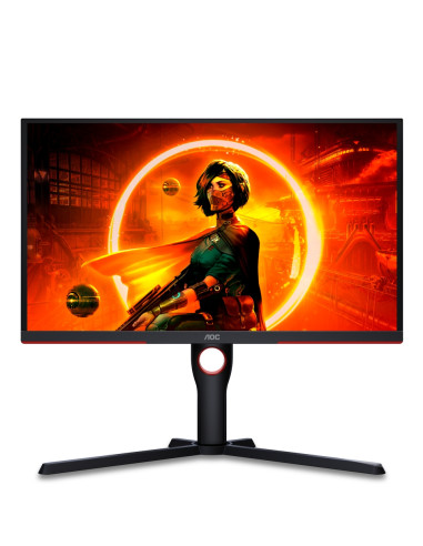 AOC 25G3ZM/BK, 24.5" VA WLED, 1920x1080@240Hz, 1ms GtG, 0.5ms MPRT, 300cd m/2, 3000:1, 80M:1 DCR, AdaptiveSync, FlickerFree, 