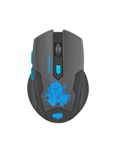 Fury Wireless gaming mouse, Stalker 2000DPI, Black-Blue