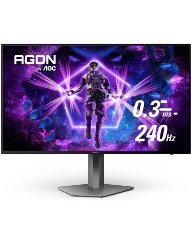 AOC AG276QZD, 26.5" OLED WLED, 2560x1440@240Hz, 0.03ms GtG, 1000cd/m2, 1000000:1, DCR 80M:1, Adaptive Sync, FlickerFree, Low 