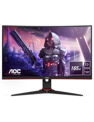 AOC C24G2AE/BK, 23.6" Curved 1500R VA WLED, 1920x1080@165Hz, 4ms GtG/1ms MPRT, 250cd/m, 3000:1, DC80M:1, FreeSync Premium, Fl